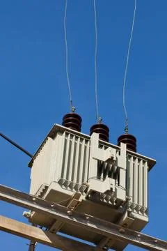 High voltage transformer Stock Photos