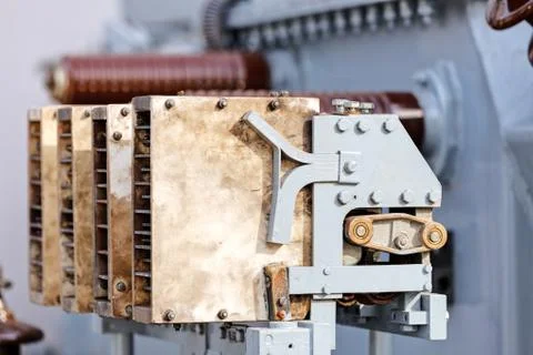 High voltage transformer Stock Photos