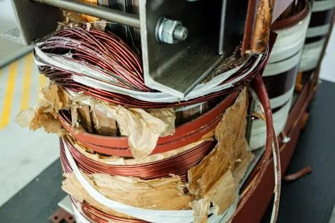 High voltage transformer Stock Photos