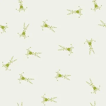 High voltage transmission line glyph seamless pattern Stock Illustration
