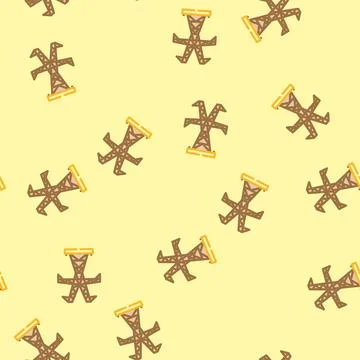 High voltage transmission line vector seamless pattern 스톡 일러스트