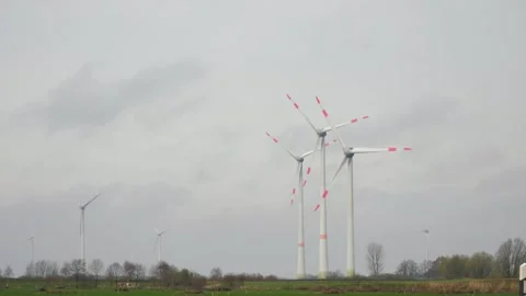 High Voltage Wind Turbines 動画素材 275829049