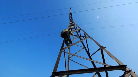 High voltage works 6 Stock Footage 921829