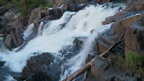 High volume loud waterfall Stock Footage 209164255