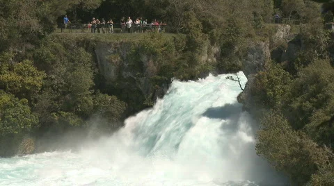 High volume waterfalls Stock Footage 554205