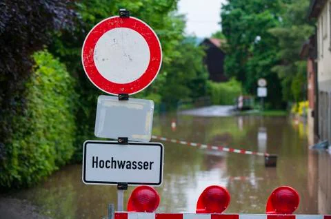 High water Foto stock