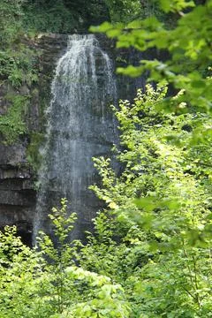 High Waterfall. Stock Photos