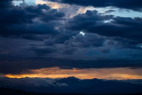 High way to the mountain Stock Photos