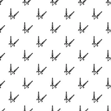 High wheat pattern vector seamless Stock Illustration