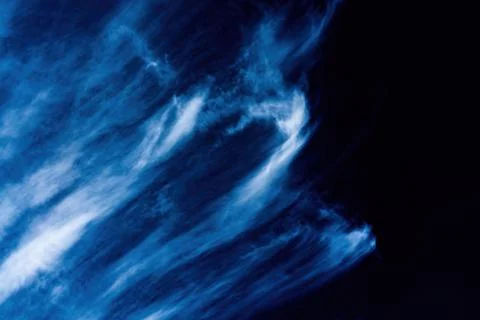 High wispy clouds Fotos de archivo