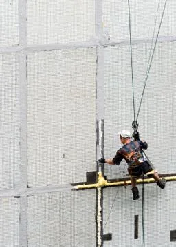 High worker 库存照片