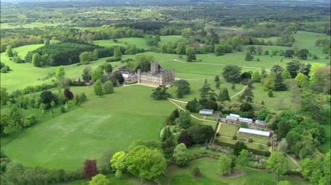 Highclere Castle Stock Footage 65435653