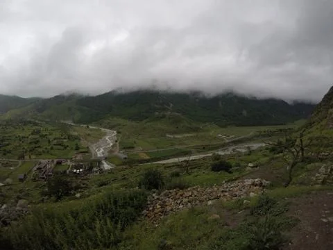 Higher than clouds Foto stock