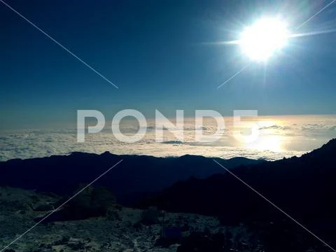 Higher than clouds Stock Photos