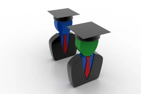 Higher education concept Free Stock Illustration