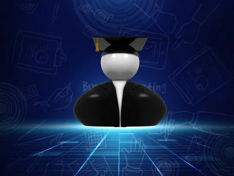 Higher education concept Stock Illustration