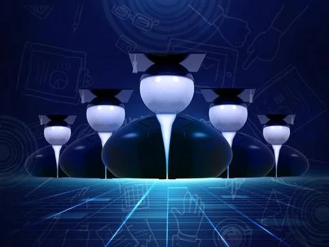 Higher education concept Stock Illustration