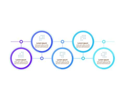 Higher education importance infographic chart design template Illustrazione stock