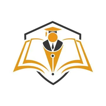 Higher Learning logo, Reaching Star Education Logo, World education logo, gradua Stock Illustration