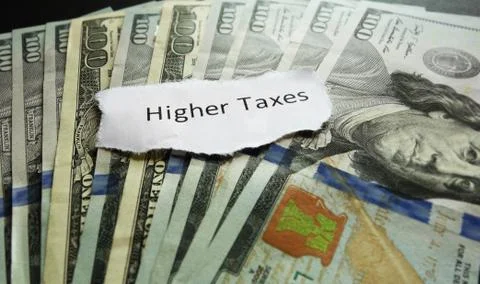 Higher Taxes Stock Photos