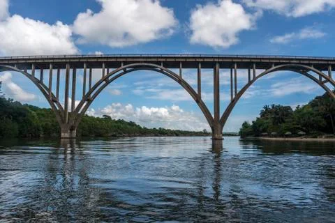 The highest bridge of Cuba Stock Photos