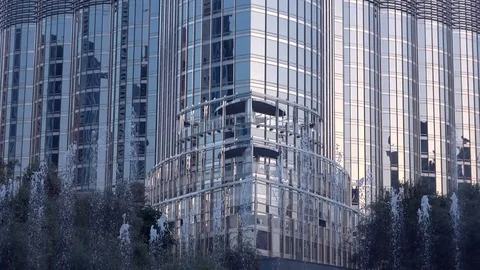 The highest builing of the world, Burj Khalifa Video stock 83914152