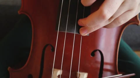 The Highest Cello Tone Stock Footage 144971938