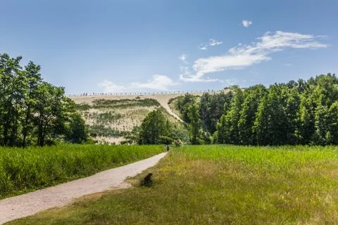 Highest dune on the curonian spit Foto stock