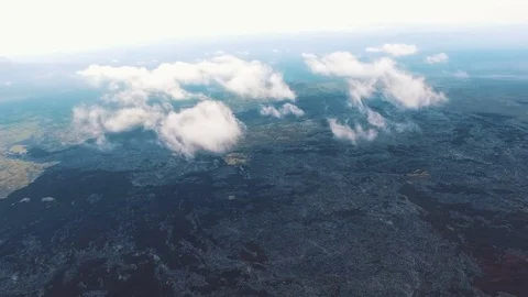 The highest flight in the copter. The highest flight over the land above the Stock Footage 72995974