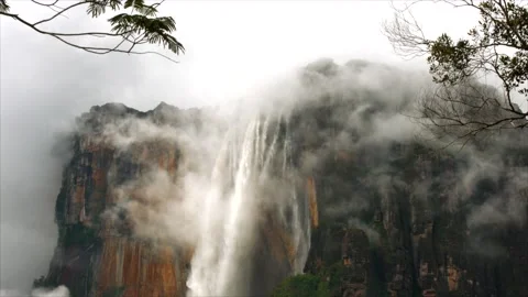 The highest waterfall on planet earth Video stock 138039239