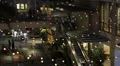 Highland Center Shopping Mall Hollywood Los Angeles People Shoppers Night Lights HD Footage