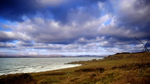 Highland coast Stock Footage 125691288