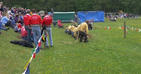 Highland games tug of war 動画素材 88694807