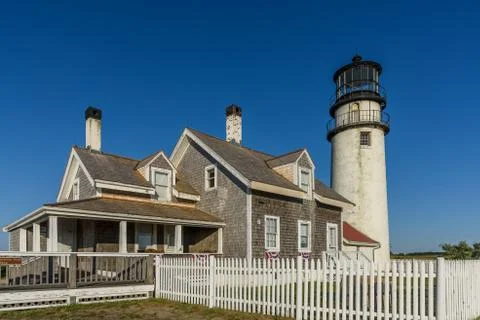 Highland Light in Cape Cod Stock Photos