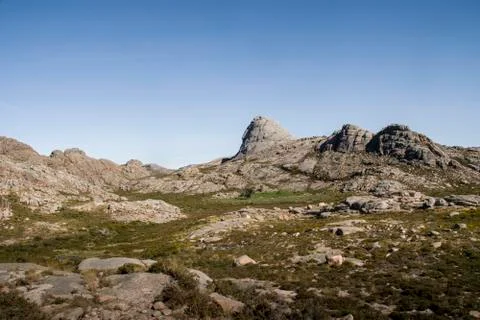 A highland in the mountains Stock Photos