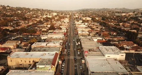 Highland Park Drone 4K Stock Footage 88206792