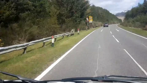 Highland road lapse 002 Video stock 91686512