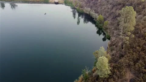 Highland Springs Reservoir Stock Footage