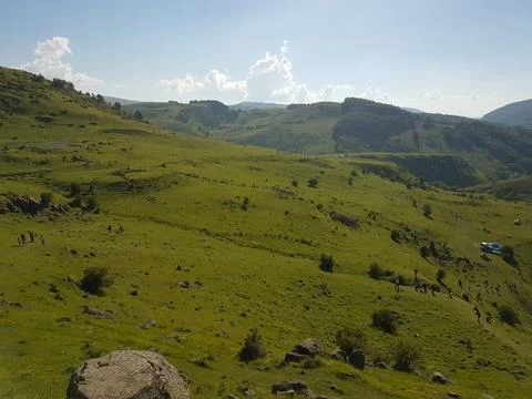 Highland, Valley Stock Photos