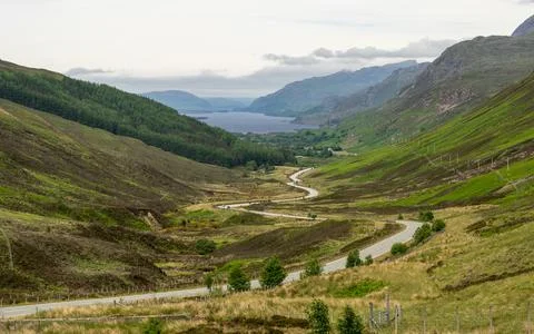 Highland valley Stock Photos