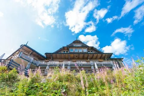 Highlanders' traditional house Stock Photos