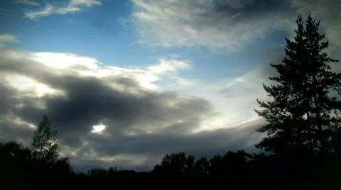 Highlands evening timelapse 1 Video stock 511055