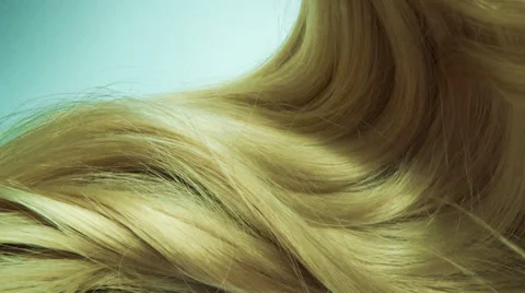 Highlight blond hair texture background Stock Footage 32361071