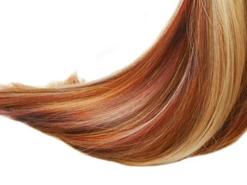 Highlight hair texture background Stock Photos