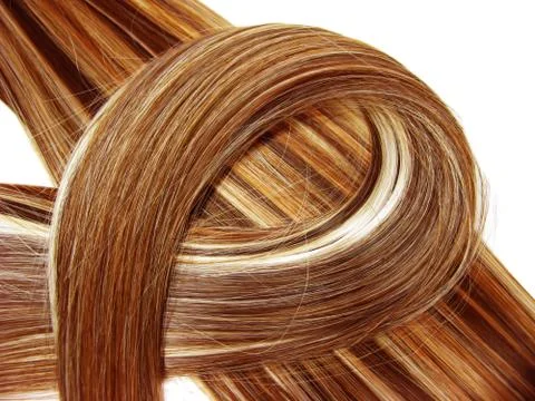 Highlight hair texture background Stock Photos