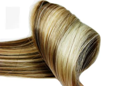 Highlight hair texture background Stock Photos
