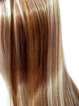 Highlight hair texture background Stock Photos