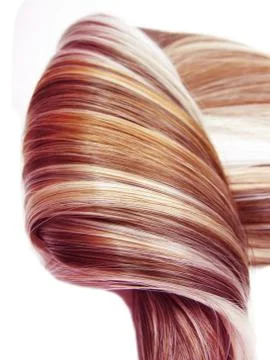 Highlight hair texture background Stock Photos