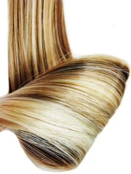 Highlight hair texture background Stock Photos