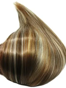 Highlight hair texture background Stock Photos